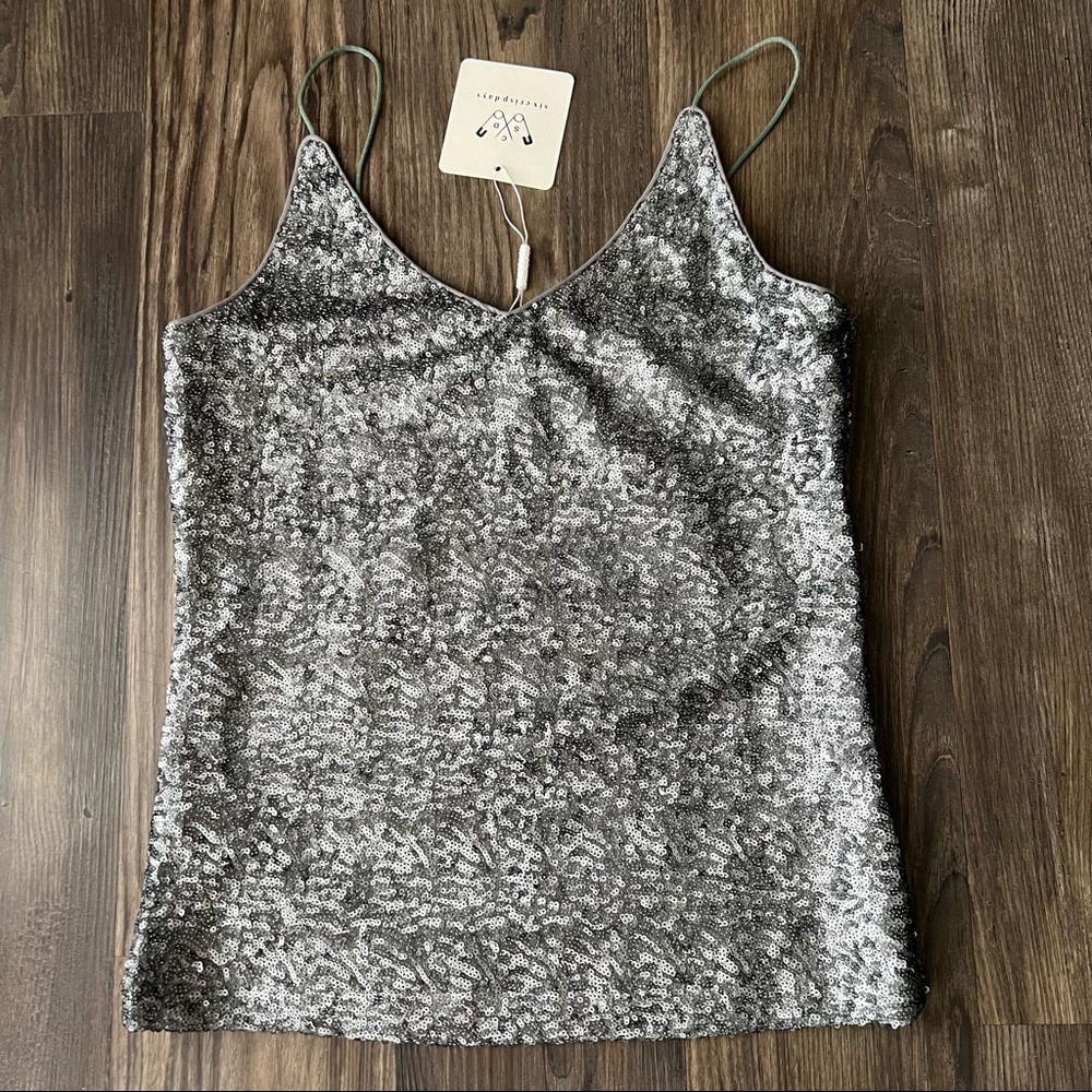 Six Crisp Days NWT Sequin Camisole